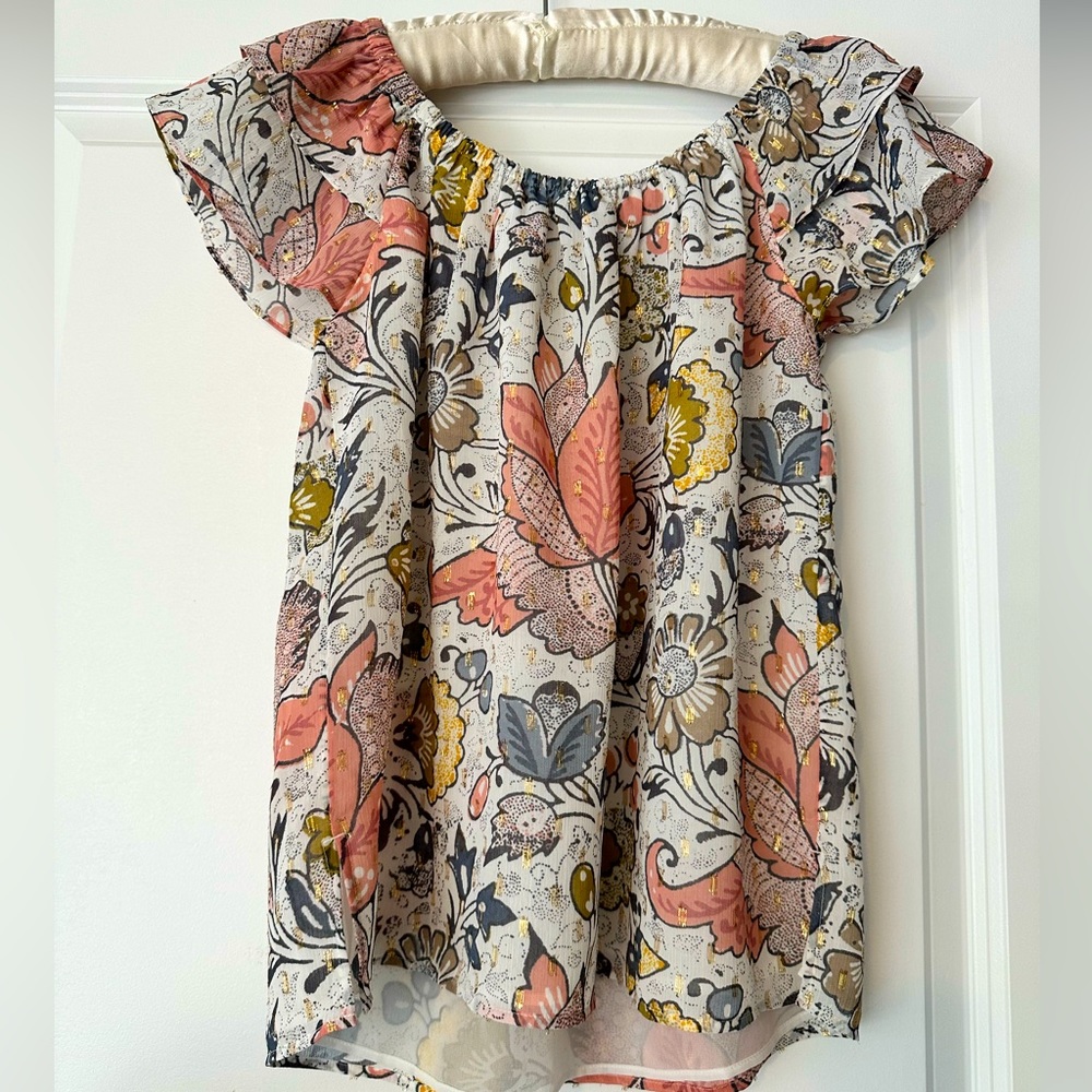 Off shoulder LOFT top